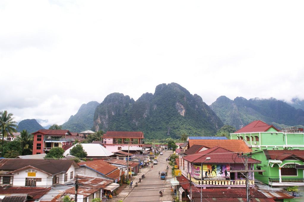 Malany Villa 1 Vang Vieng Oda fotoğraf